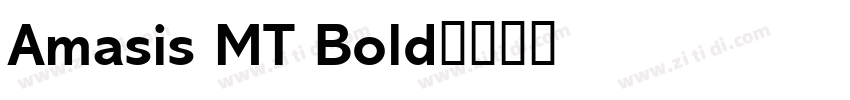 Amasis MT Bold字体转换